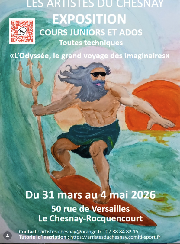 Exposition L'Odyssée – jeunes artistes du Chesnay-Rocquencourt